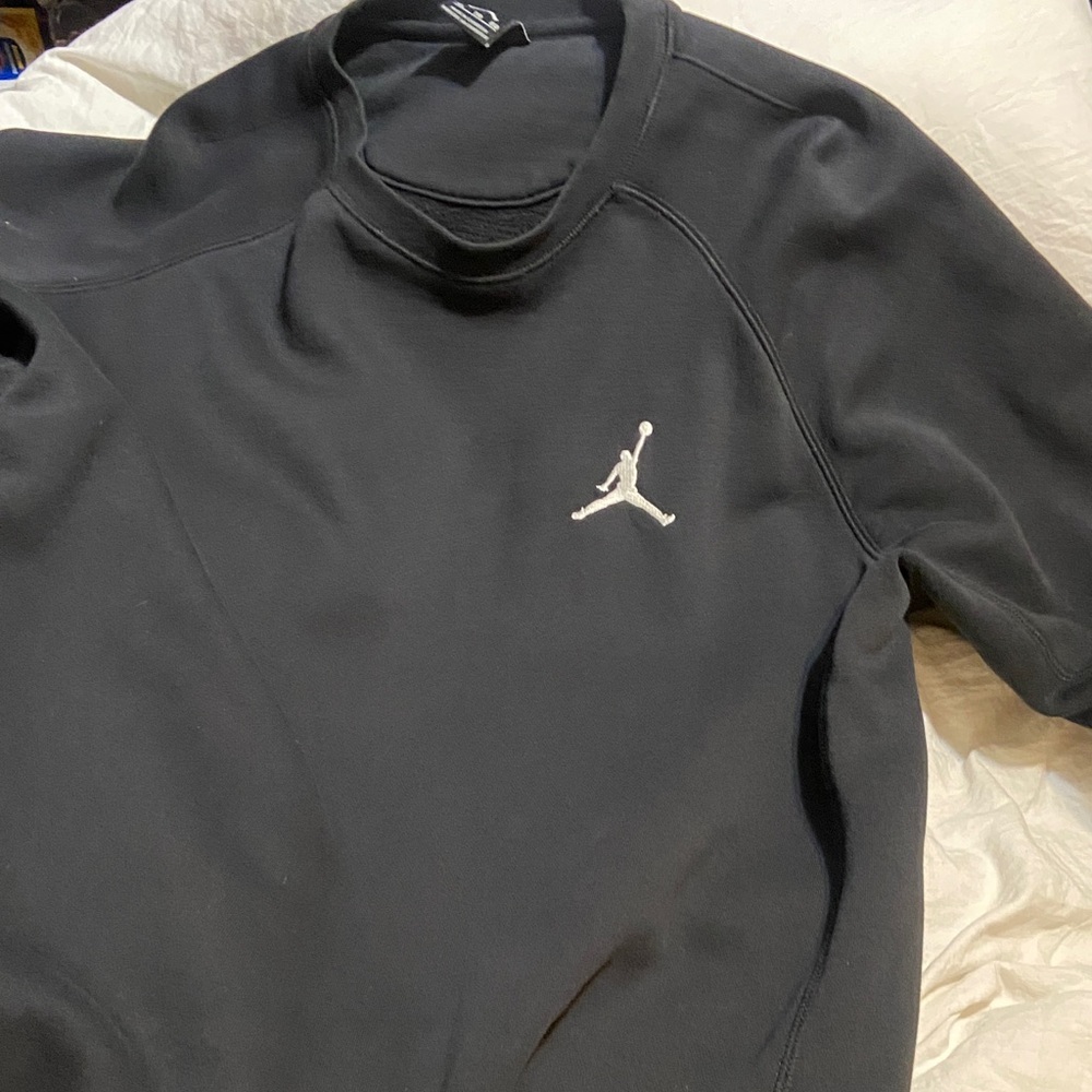 Jordan Men's Black Crewneck Sweater